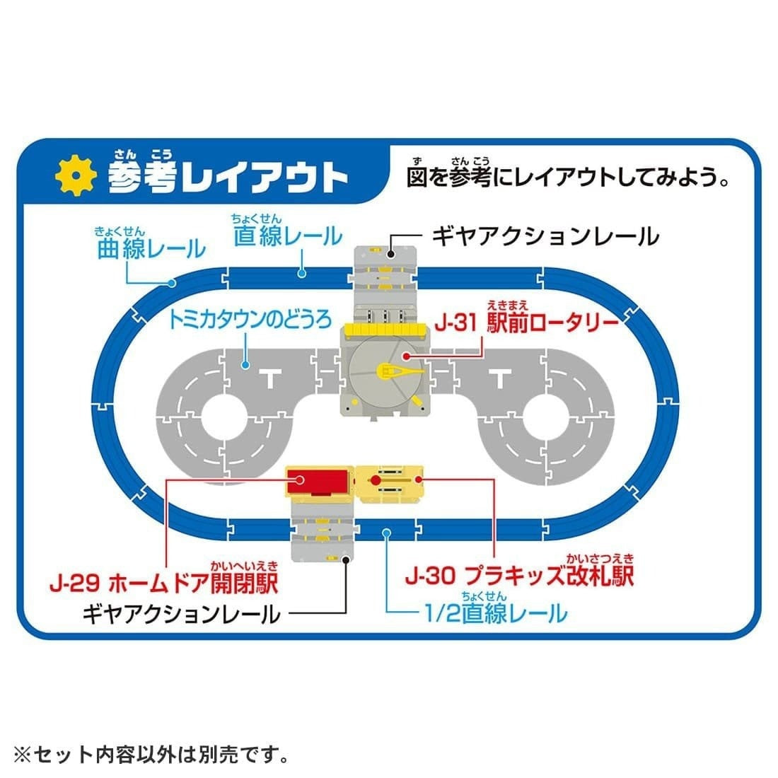 Takara Tomy Plarail Accessory J-31 Action Town Station Rotary