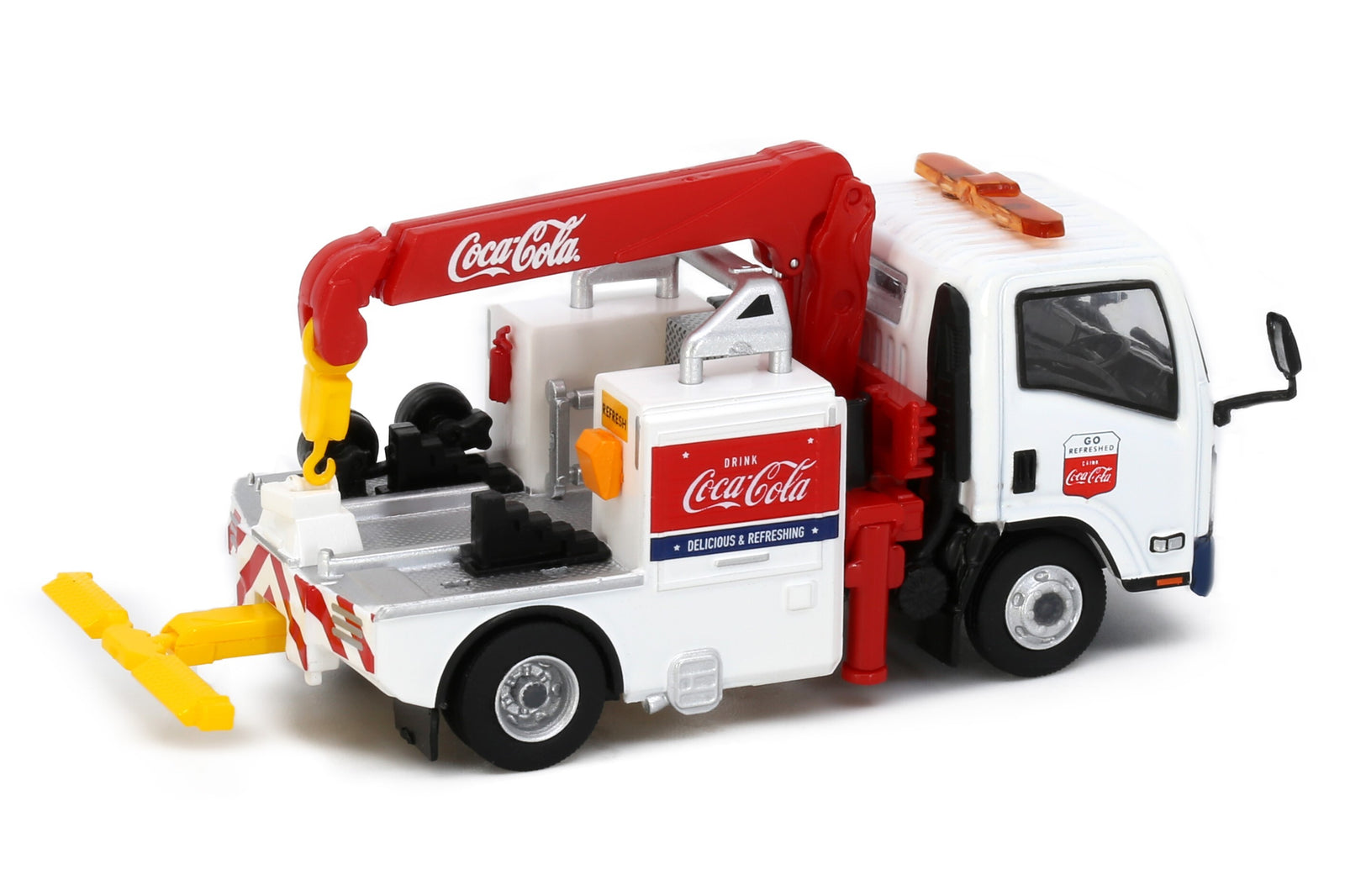Tiny City Die-cast Model Car - Isuzu N Series Tow Truck Coca-Cola
