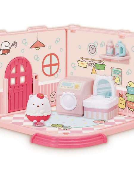 Takara Tomy Welcome to Sumikko Gurashi Sticky Sumikko Room Polar Bear Laundry