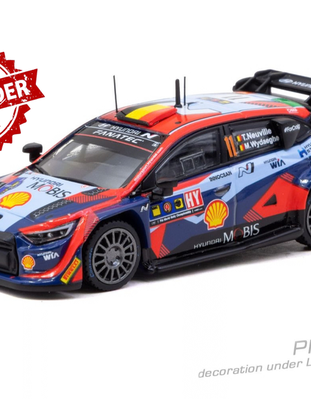 (Pre-order) Tarmac Works 1/64 Hyundai i20 N Rally1 Hybrid WRC Central European