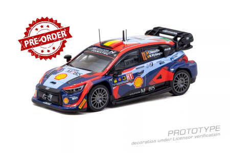 (Pre-order) Tarmac Works 1/64 Hyundai i20 N Rally1 Hybrid WRC Central European