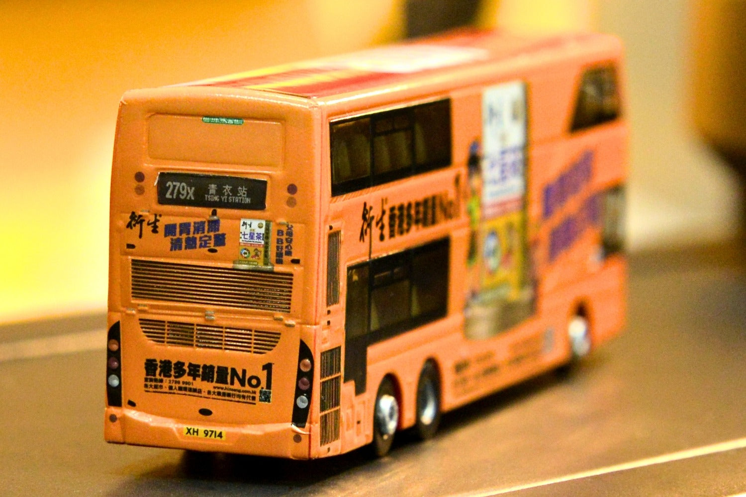 Tiny City Die-cast Model Car - KMB VOLVO B8L MCV 12.8m x Hin Sang (279X)