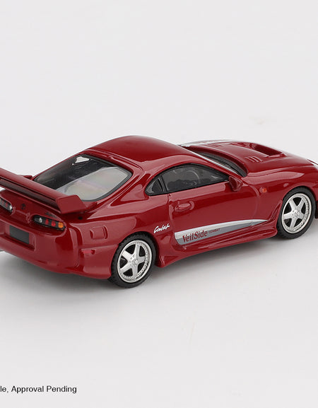 MINI GT #1094 Toyota Supra VeilSide Combat V-I Red LHD Model Car