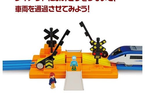 Load image into Gallery viewer, Takara Tomy Plarail Train Accessory J-27 Pla-Kids Crossing Set
