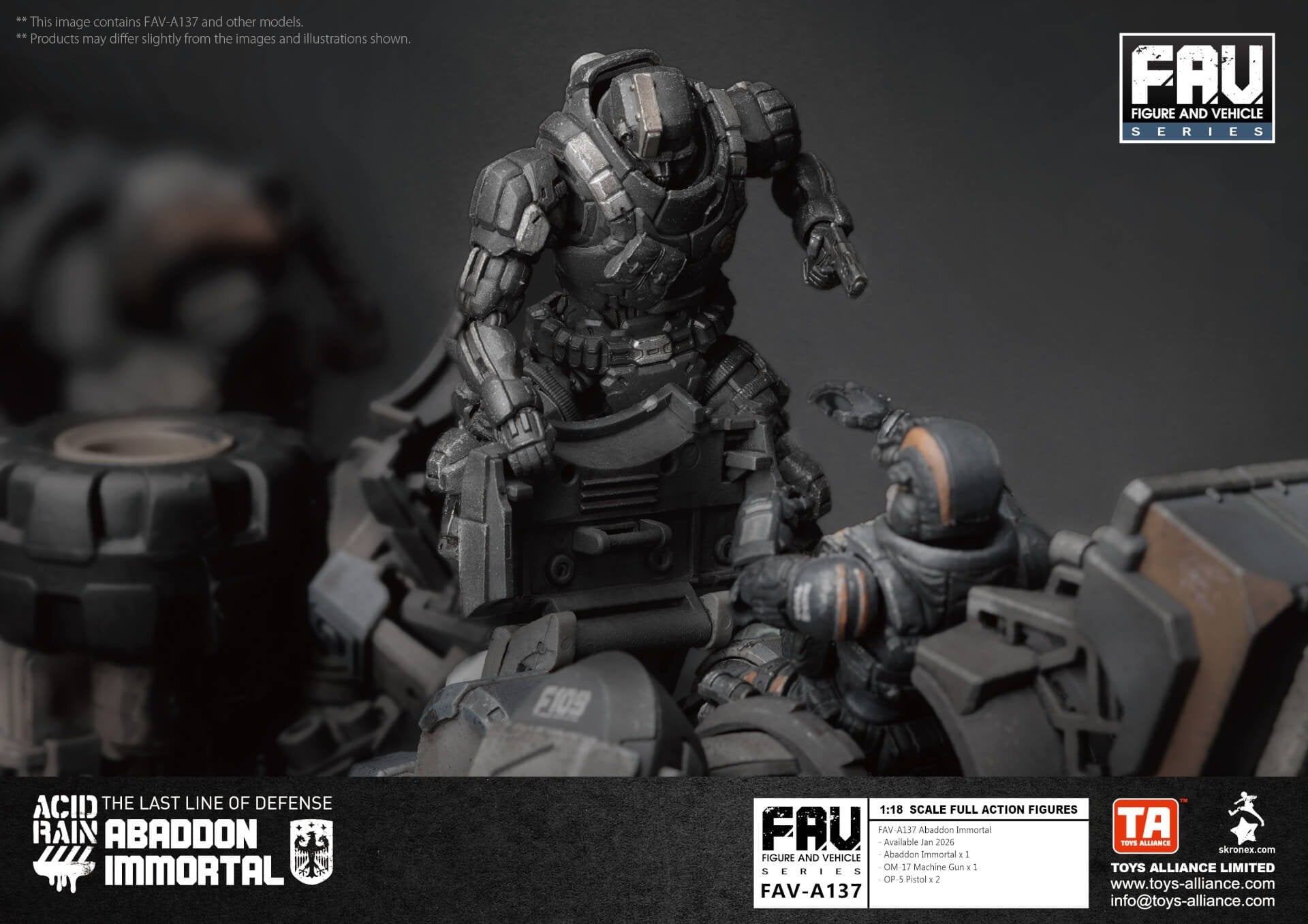 Acid Rain x Toy Alliance FAV-A137 Abaddon Immortal Figure Set