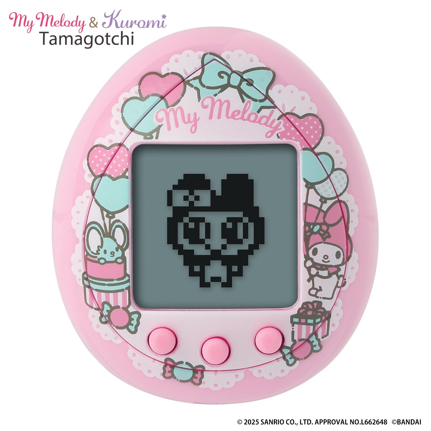 Bandai My Melody & Kuromi Tamagotchi - My Melody (Electronic Pet Toy)