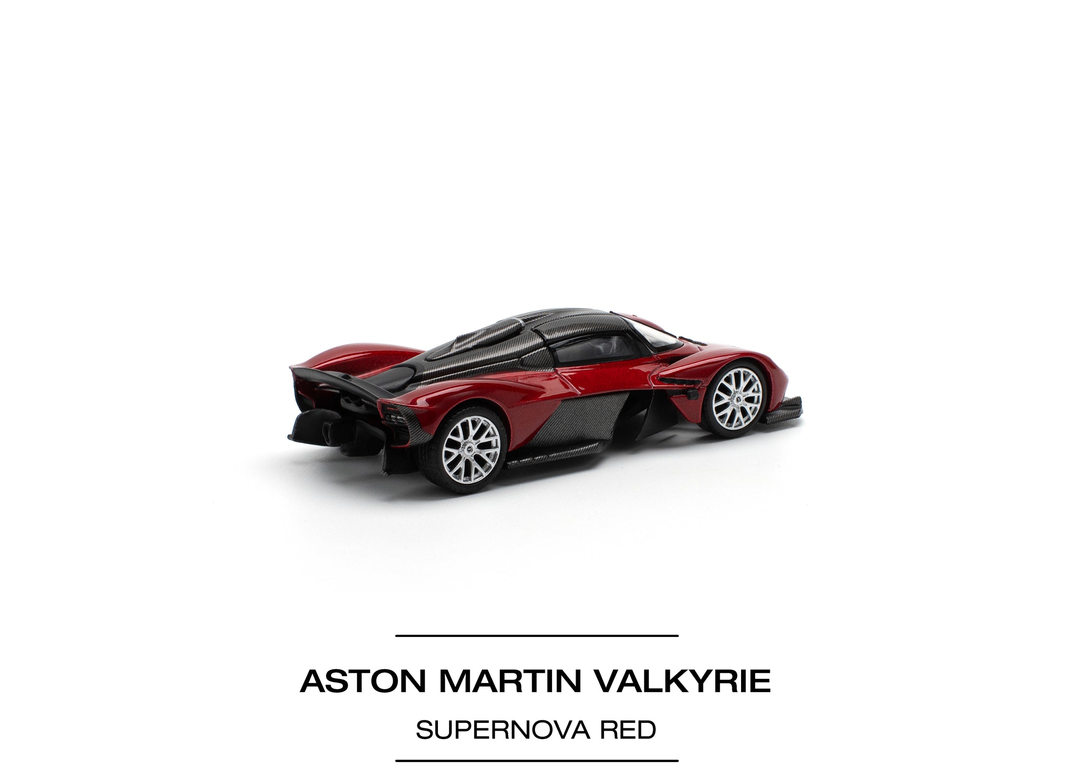 POPRACE 1/64 ASTON MARTIN VALKYRIE SUPERNOVA RED Diecast model car