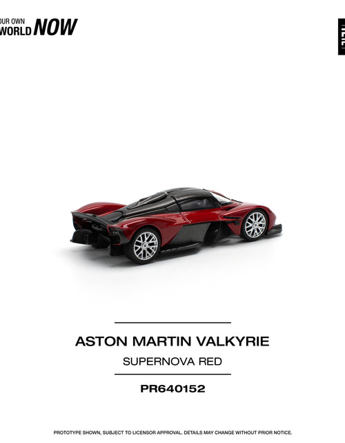 Load image into Gallery viewer, POPRACE 1/64 ASTON MARTIN VALKYRIE SUPERNOVA RED Diecast model car
