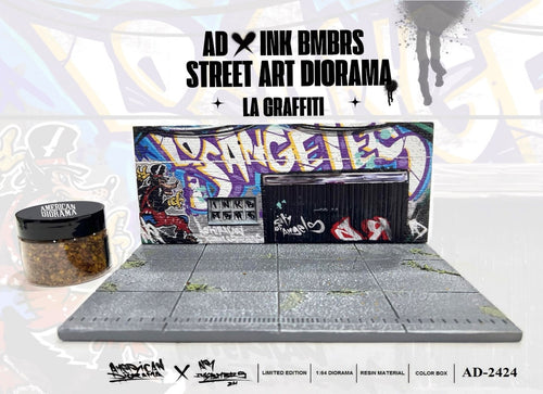 Load image into Gallery viewer, American Diorama 1:64 Street Art Diorama: LA Graffiti #AD-2424
