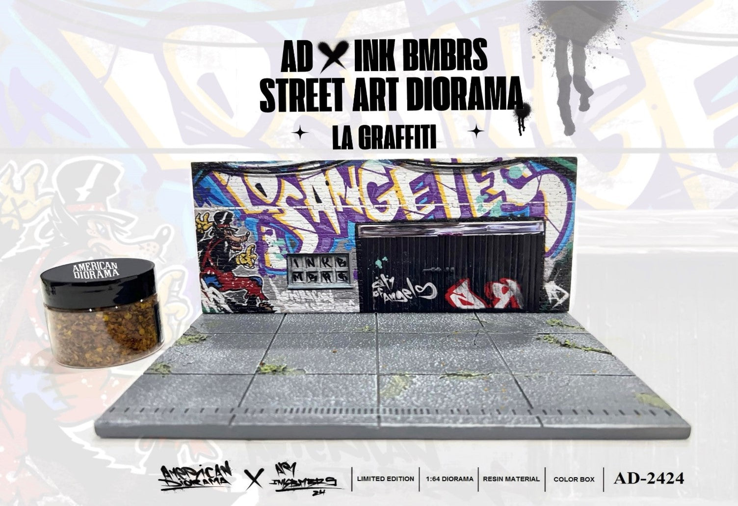 American Diorama 1:64 Street Art Diorama: LA Graffiti #AD-2424