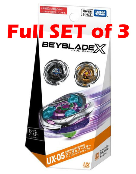 Takara Tomy Beyblade X UX-05 Random Booster Shinobi Shadow FULL SET