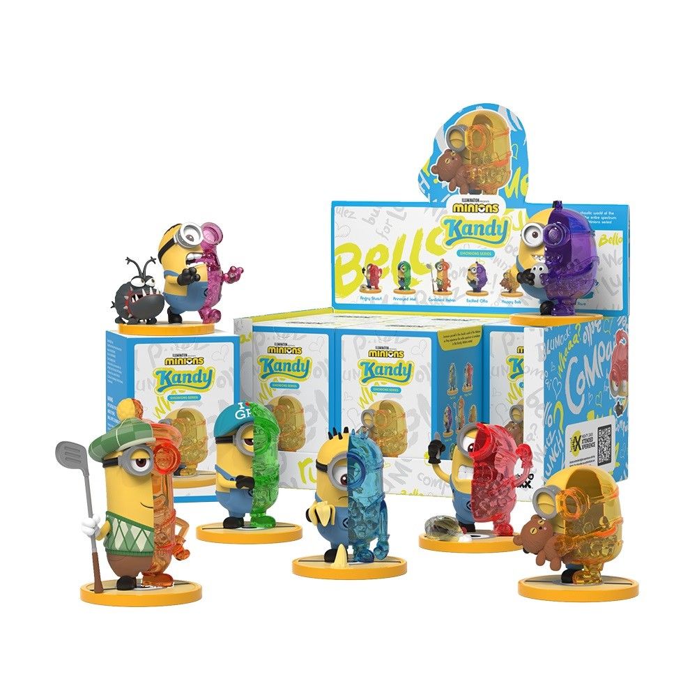 Mighty Jaxx 1/24 Kandy: Minions Emonions Series Character Figure(Full Set of 6)