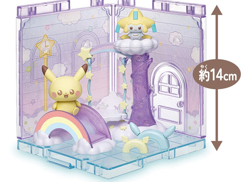 Load image into Gallery viewer, Takara Tomy Pokemon PokePeace Sweets Shop Pikachu &amp; Jirachi (Character Toy)
