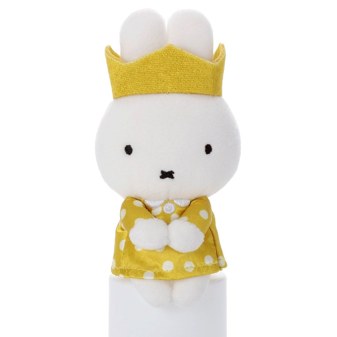 Takara Tomy A.R.T.S Plush - Bruna Miffy 70th Gold & Black Chokkori-san Crown Dot