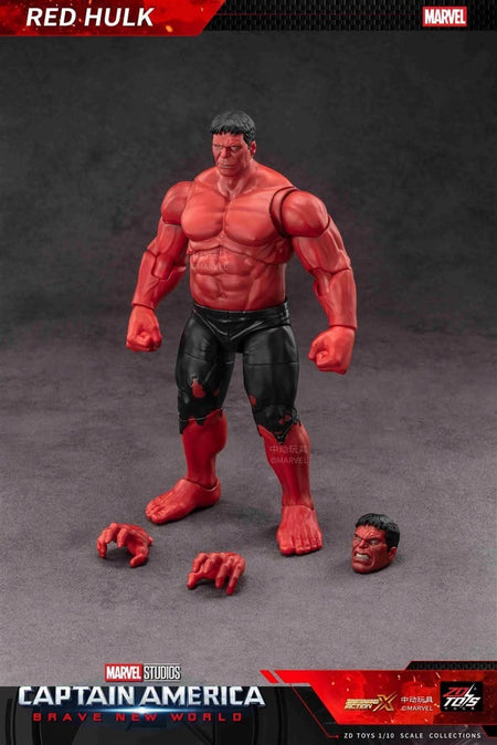 ZD Toys Marvel Studios Captain America Brave New World - Red Hulk Action Figure