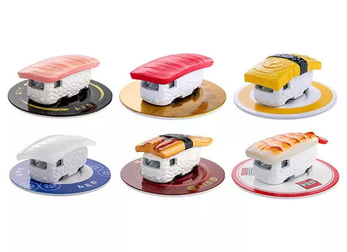 Load image into Gallery viewer, Takara Tomy Dream Tomica Sushi Tomica Vol.1 Collection Box Set 6pcs full set
