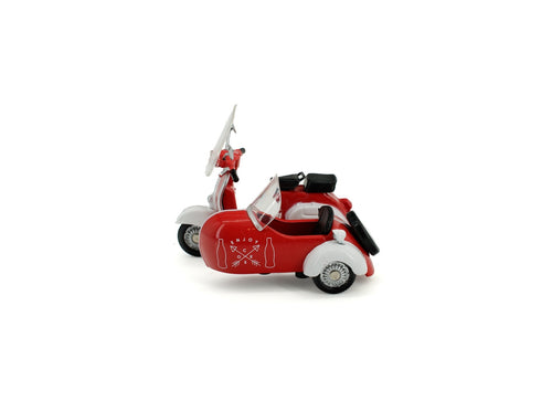 Load image into Gallery viewer, Tiny City Die-cast Model Car 1/35 Scooter Sidecar Cola
