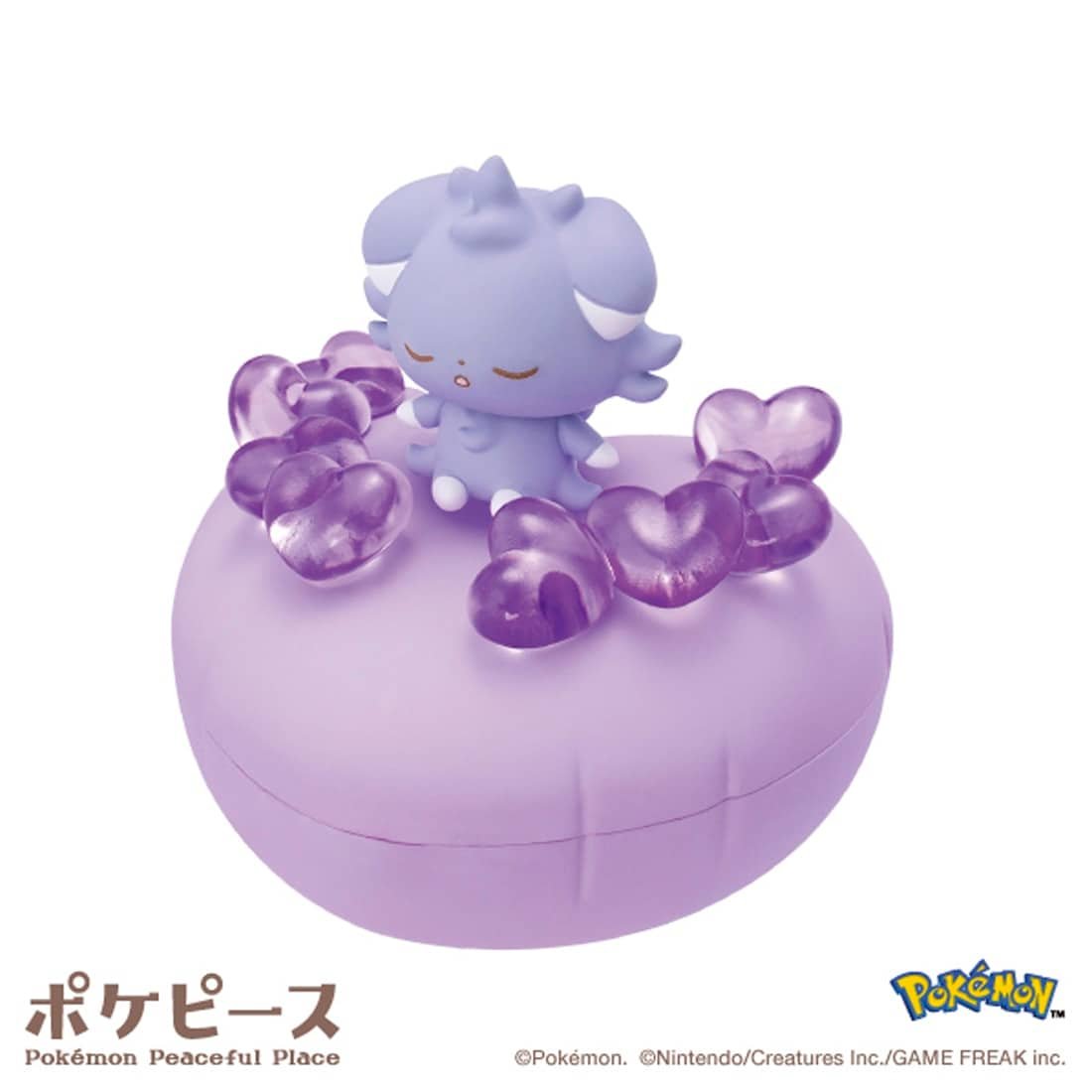 Takara Tomy Pokemon PokePeace Doll Full of Hearts Espurr Mini Figure