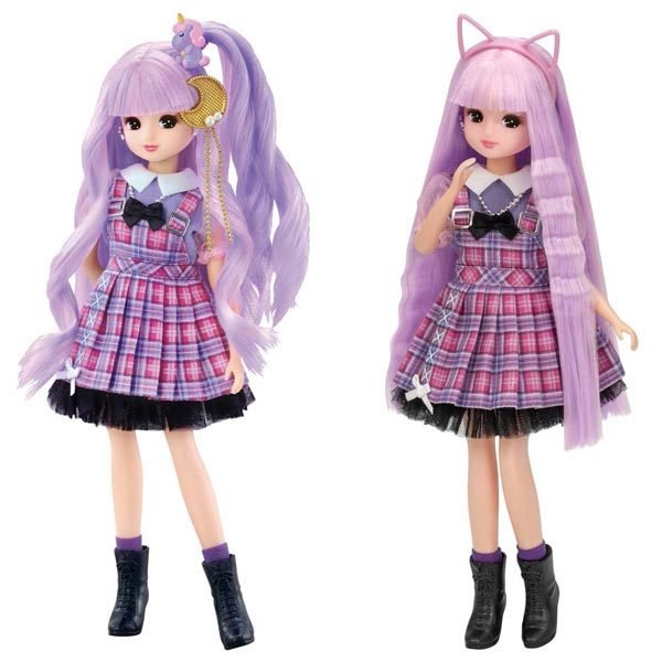 Takara Tomy Licca Chan Doll play set - Nizikyun Curl Licca