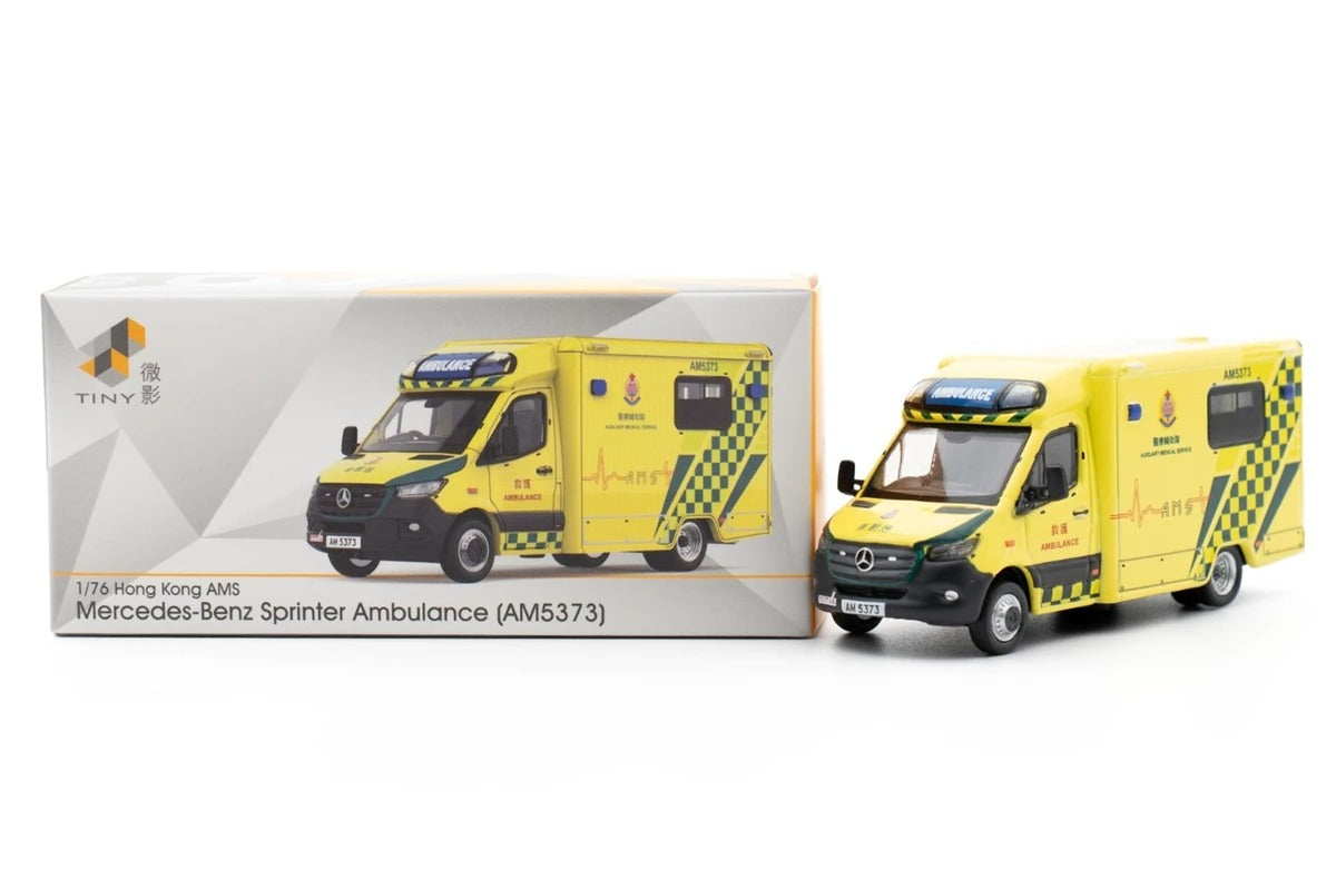 Tiny City GOV07 Die-cast Model Car - MERCEDES-BENZ Sprinter Ambulance (AM5373)