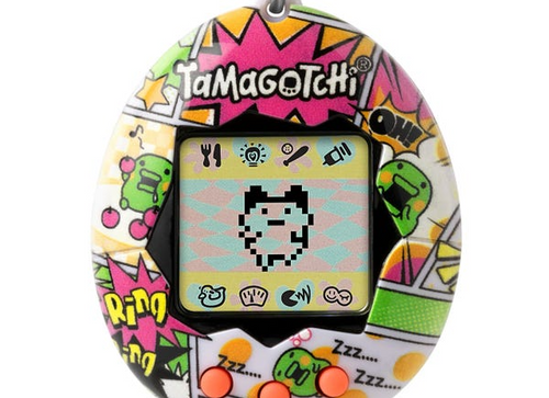 Load image into Gallery viewer, Bandai Original Tamagotchi - GEN1 Kuchipatchi Comic Book Electric Pet
