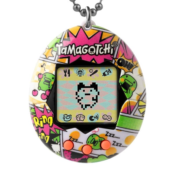 Bandai Original Tamagotchi - GEN1 Kuchipatchi Comic Book Electric Pet