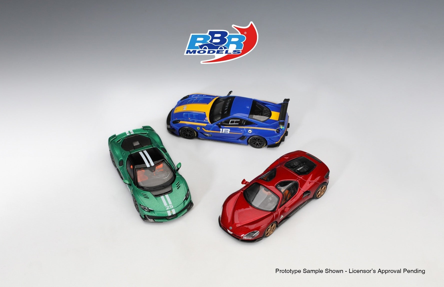 (Pre-order) BBR 1/64 Ferrari 599XX Evo #18 Diecast Model Car