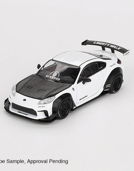 Mini GT #769 1/64 Toyota GR86 LB Nation White Model Car (LHD)