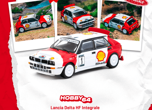 Load image into Gallery viewer, (Pre-order) Tarmac Works 1/64 Lancia Delta HF Integrale Mogürt-Salgó Rallye 1993
