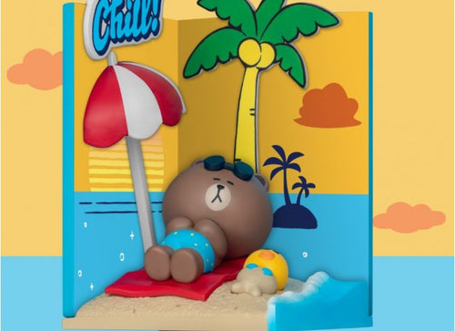 Load image into Gallery viewer, Beast Kingdom Diorama Stage-106 - Line Friends - Beach
