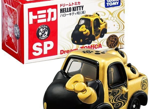 Load image into Gallery viewer, Takara Tomy Dream Tomica Die-cast car Sanrio SP Hello Kitty Apple Carry Gold

