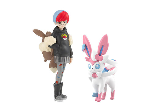 Load image into Gallery viewer, Bandai - Pokemon Scale World Paldea Region Penny &amp; Sylveon Set
