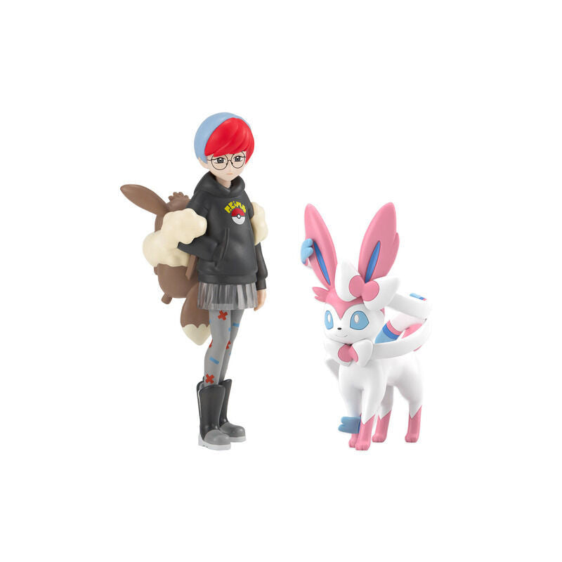 Bandai - Pokemon Scale World Paldea Region Penny & Sylveon Set