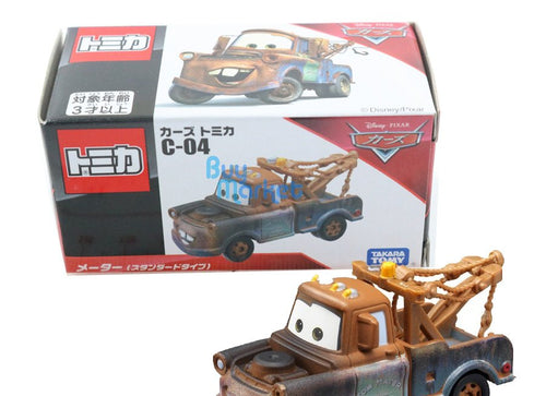 Load image into Gallery viewer, Tomica Takara Tomy Disney Mini PIXAR CARS C-04 Tow-Mater (Standard) Diecast toy
