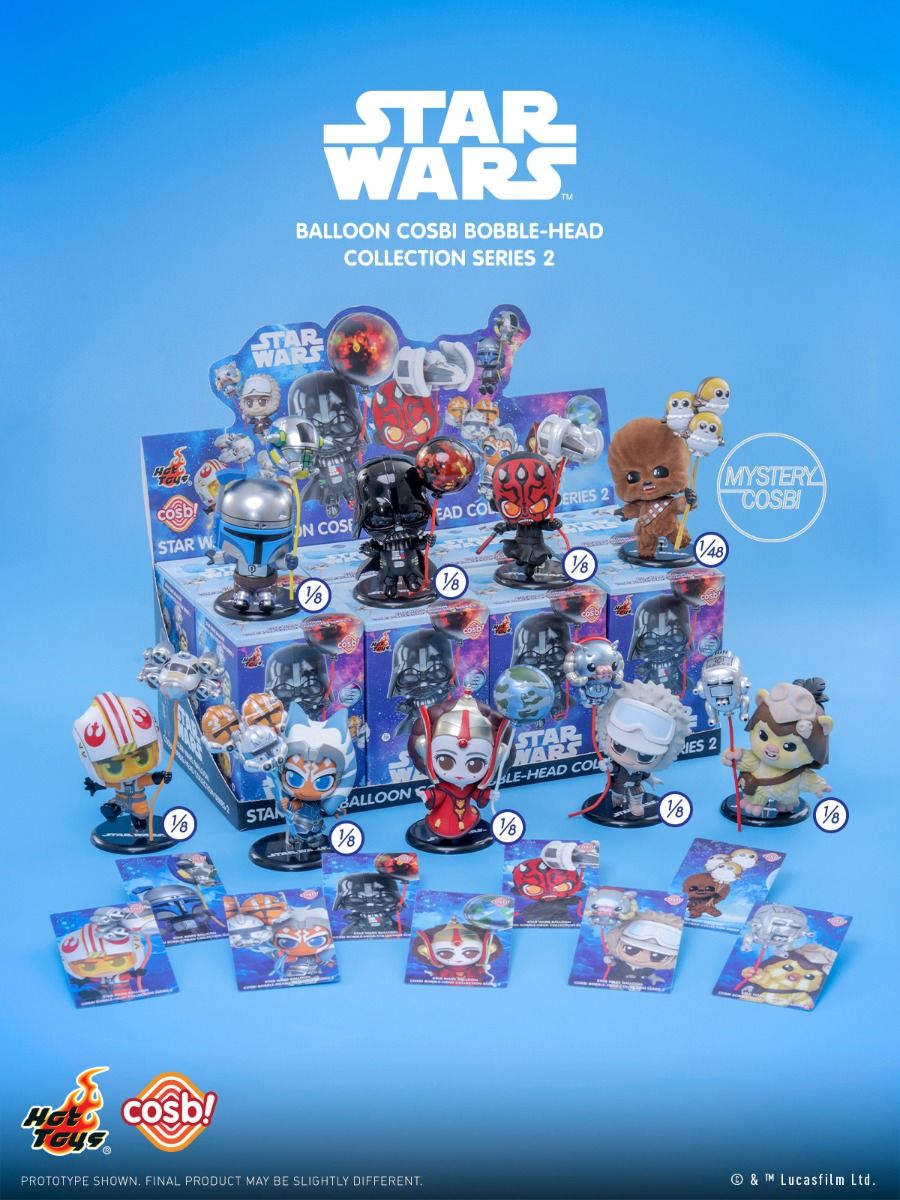 Hot Toys Star Wars Balloon Cosbi Bobble-Head Collection Series 2 (Full set of 8)