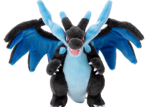 Load image into Gallery viewer, Takara Tomy Pokemon Soft Plush Toy - Basic Mega Charizard X
