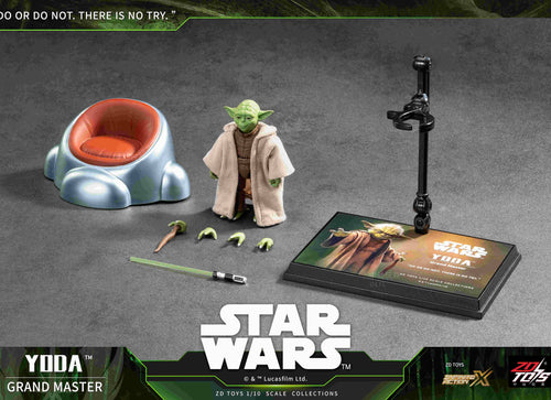 Load image into Gallery viewer, ZD Toys Star Wars 1:10 Action Figure Grand Master Yoda
