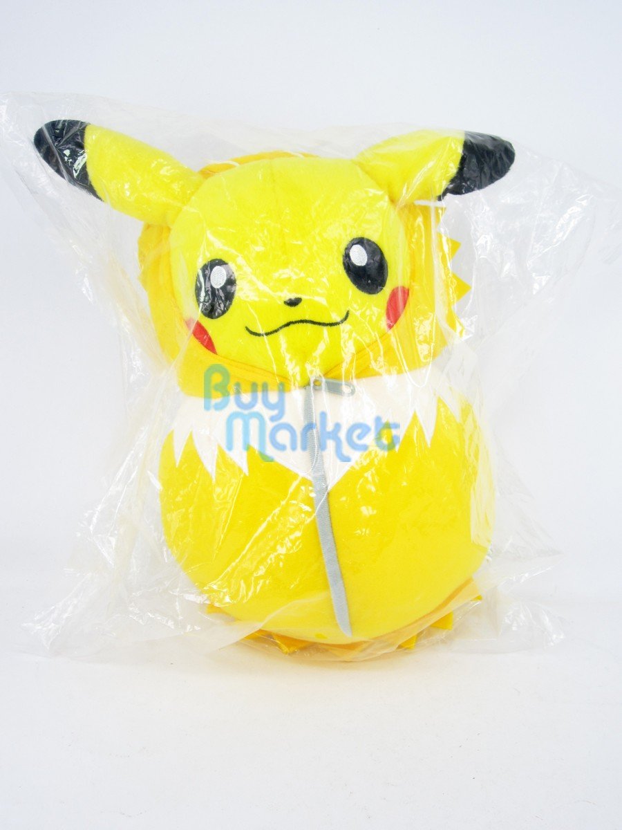 Banpresto Pocket Monster Pokemon Pikachu Sleeping Bag Jolteon Style Plush Doll