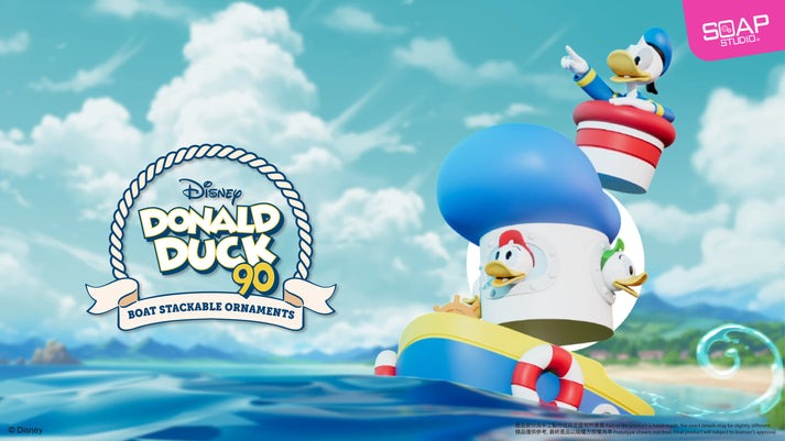 Soap Studio x Disney Donald Duck's Boat Stackable Ornaments 90 Figure