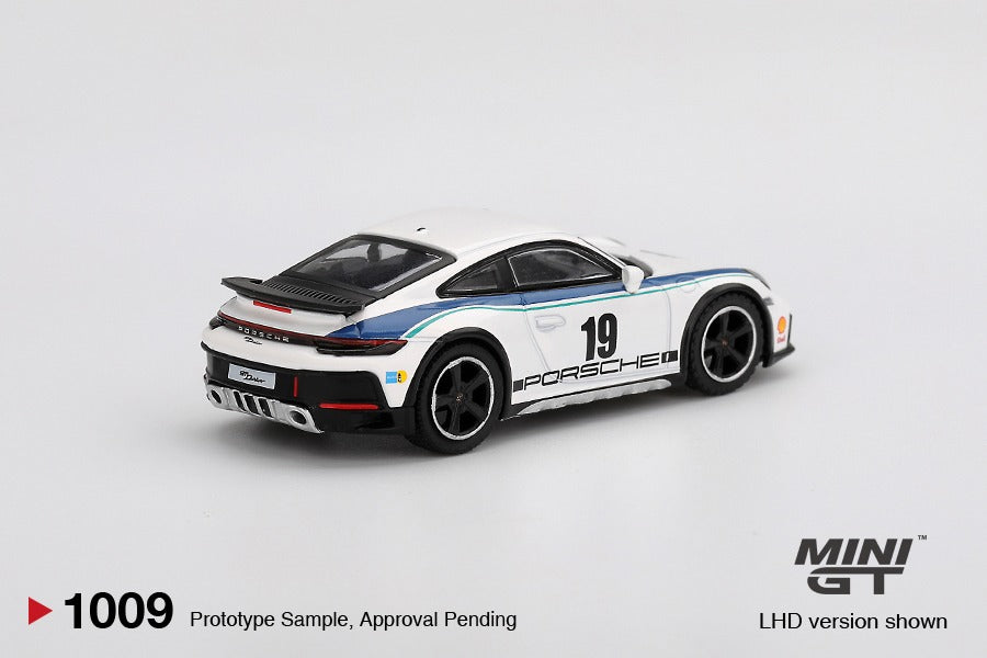 Mini GT #1009 Porsche 911 Dakar Rally 1974 RHD Diecast Model Car