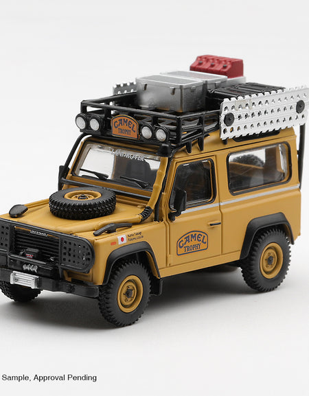 (Pre-order) Mini GT #1307 Land Rover Defender 90 1985 Camel Trophy Borneo Japan