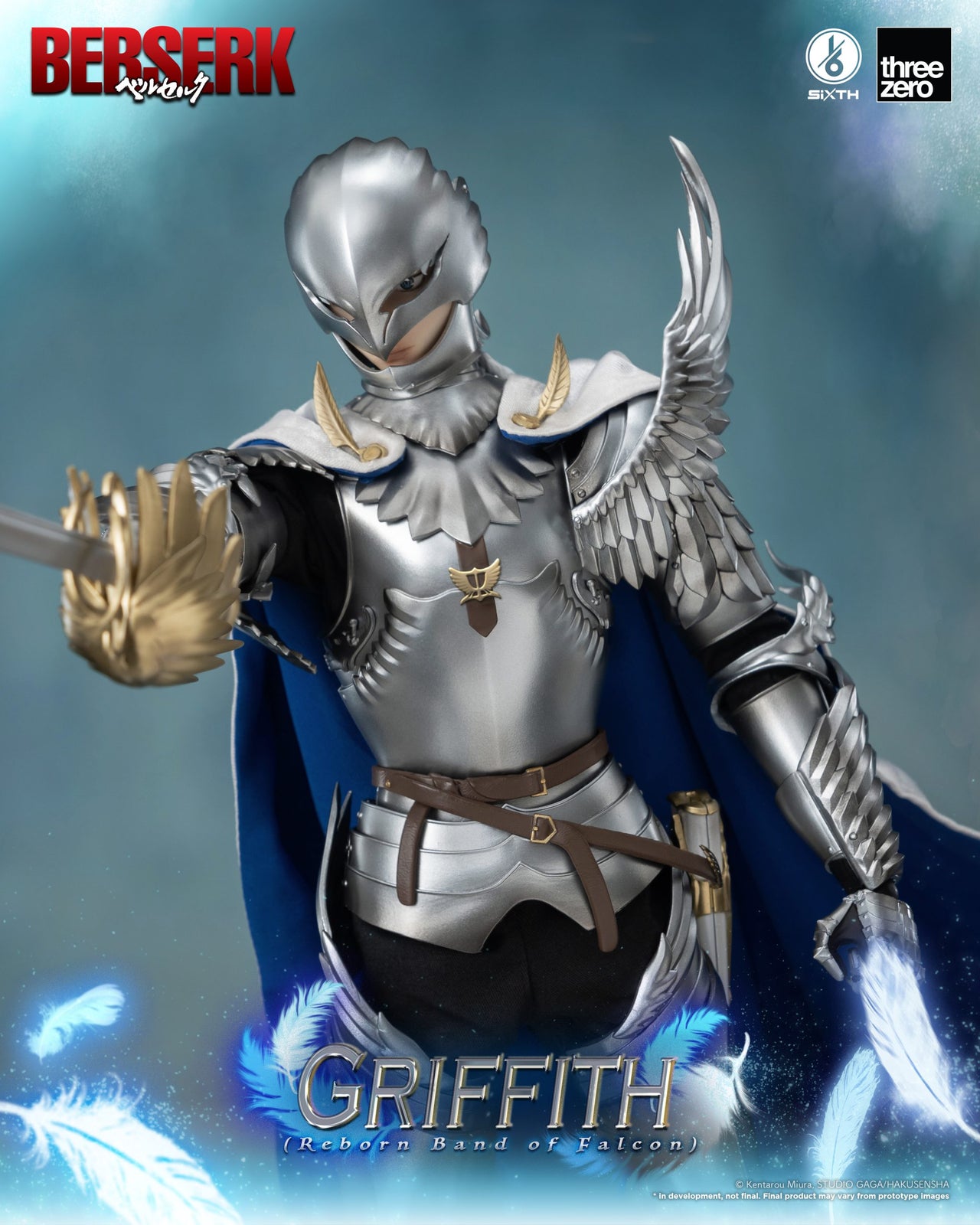 ThreeZero 1:6 BERSERK Griffith (Reborn Band of Falcon) Action Figure