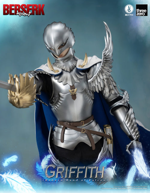 Load image into Gallery viewer, ThreeZero 1:6 BERSERK Griffith (Reborn Band of Falcon) Action Figure
