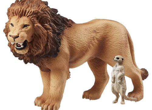 Load image into Gallery viewer, Takara Tomy ANIA AS-01 Lion (with Suricata) animal Action Figure
