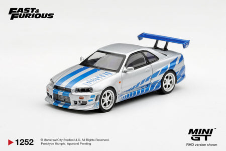 (Pre-order) Mini GT #1252 Nissan Skyline GT-R  C-West 2 Fast 2 Furious F & F