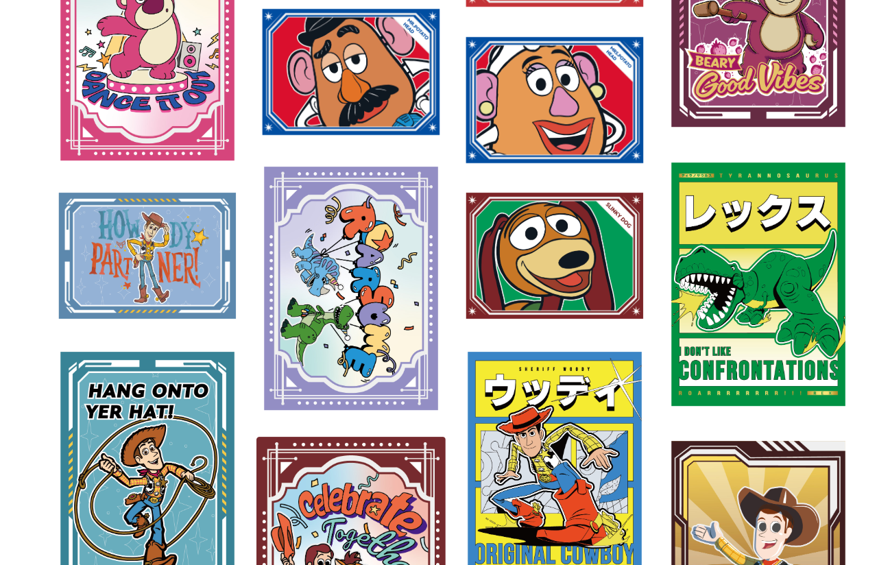 COSMOS Collectible Toy Story Collectible Card Box Set (20 packs - 80 cards SET)