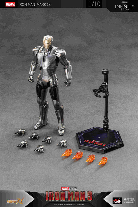 ZD Toys Marvel 6-inch Iron Man MK13 Action Figure Set