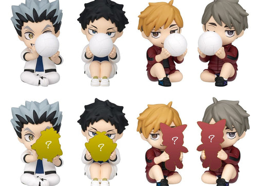 Load image into Gallery viewer, Takara Tomy Arts PERIHAPI! Hide &amp; Seek Haikyu!! Fukurodani Gakuen Full Set 8pc

