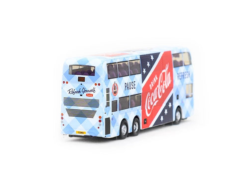 Load image into Gallery viewer, Tiny City Die-cast Model Car - ADL Enviro500 MMC 12m Coca-Cola Model Bus

