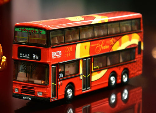 Load image into Gallery viewer, Tiny City Die-cast Model Car - KMB VOLVO Olympian 11m - Year of the Snake 2001
